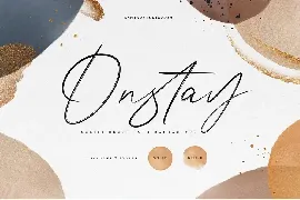 Onstay Brush Script Font