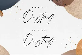 Onstay Brush Script Font