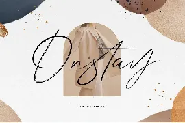 Onstay Brush Script Font