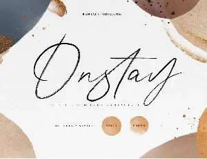 Onstay Brush Script Font