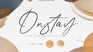 Onstay Brush Script Font