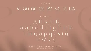 grande - beauty classy serif font