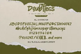 Doubtless - Hand Drawn Font