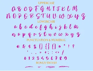 Morning Glory font