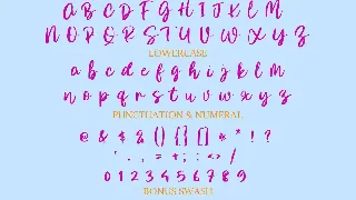 Morning Glory font