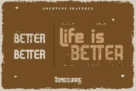 Domsquare | Classic Vintage Font