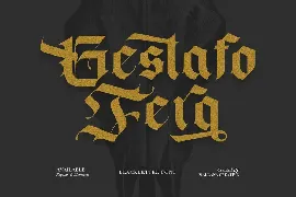 Blackey Bold Decorative Gothic Blackletter Font