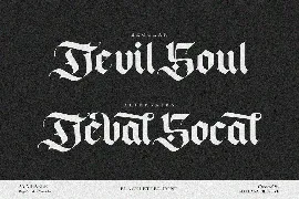 Blackey Bold Decorative Gothic Blackletter Font