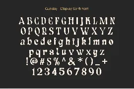 Gunday - Display Serif Font