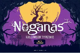 Noganas Halloween font