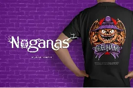 Noganas Halloween font