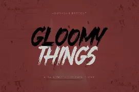 Gloomy Things font