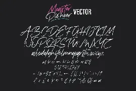 Measter Pioneer SVG HandBrush Font