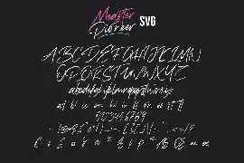 Measter Pioneer SVG HandBrush Font