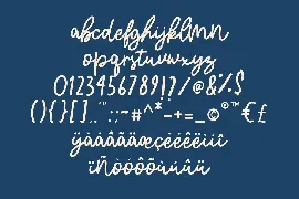 Blue Cirrus Font Duo Display Fancy