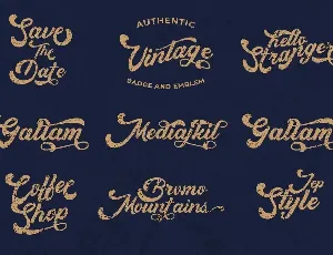 Macrosty - Bold Script Font