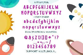 The Astrokiddos font