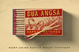 Native Roast font