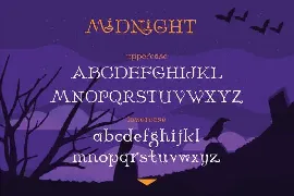 Midnight font