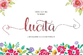 Lucita Script font