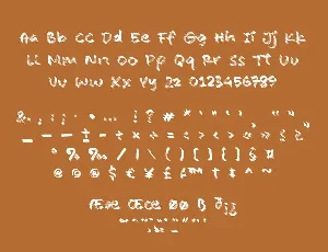 Brush Mark font