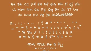 Brush Mark font