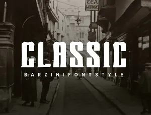 Barzini - Vintage Font