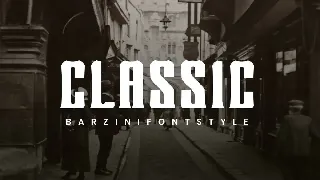 Barzini - Vintage Font