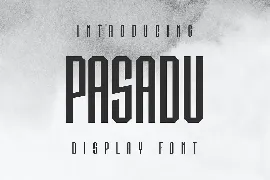 Pasadu Font