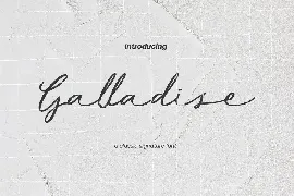 Galladise Classic Signature Font