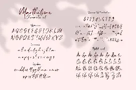 Marthiline font