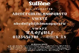 Sulfone - Modern And Elegant Serif Font