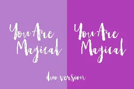 Amist Mystical Script font