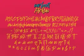 Survent Atrious Marker Font