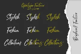 Brightwall - Brush Signature Font