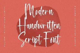 Sharon Daisy Modern Handwritten Script font