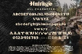 Hairage - Classy Serif Font