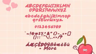 Cherry Days font