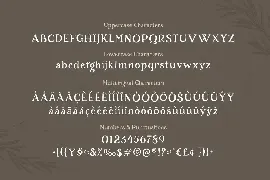 Rosemary - Handlettered Serif Font