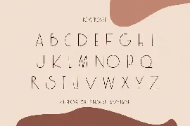 Kenzira - A Hand Drawn Art Deco Font