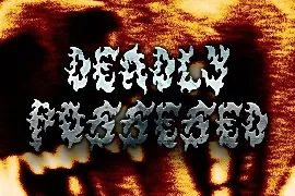 TF Voide Murdered Death Metal Font