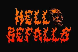 TF Voide Murdered Death Metal Font