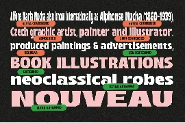 Boughy - Font Family