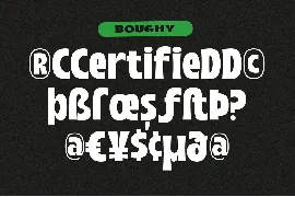 Boughy - Font Family