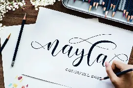 nicole script font