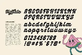 Bigdate font