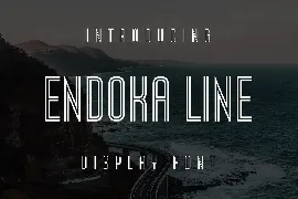 Endoka Line font