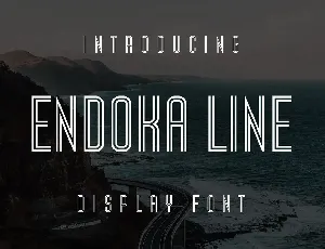 Endoka Line font