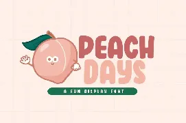 Peach Days font