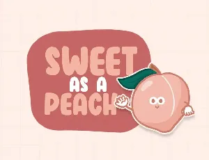 Peach Days font